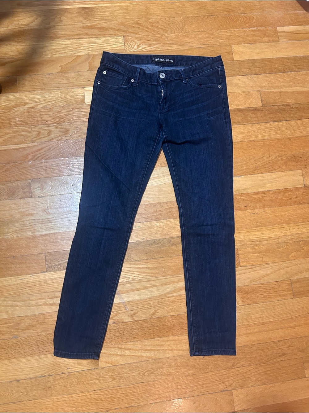 Express Women's Navy Skinny Jeans